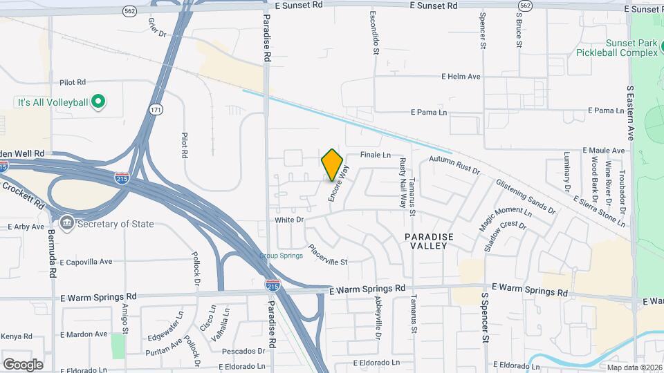 7011 Encore Way Map and Location Details