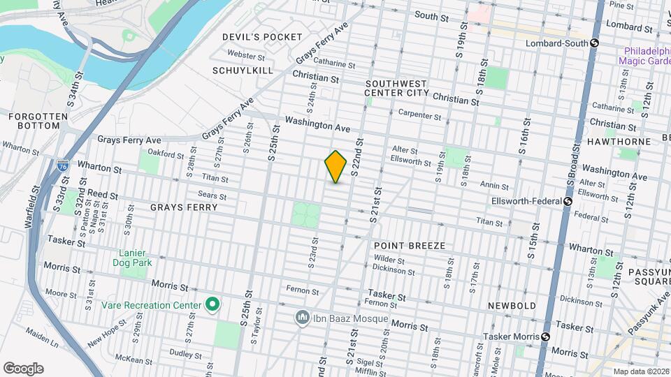 2233 Latona St Map and Location Details