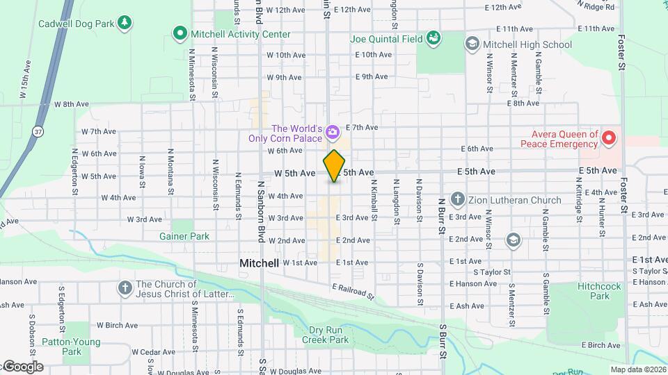 408 N Main St Map and Location Details