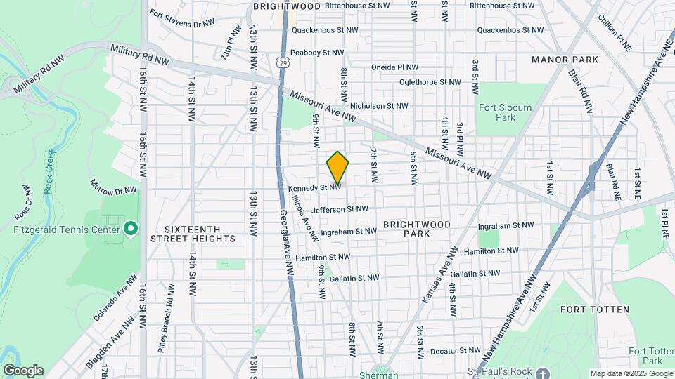 810 Kennedy St NW Map and Location Details
