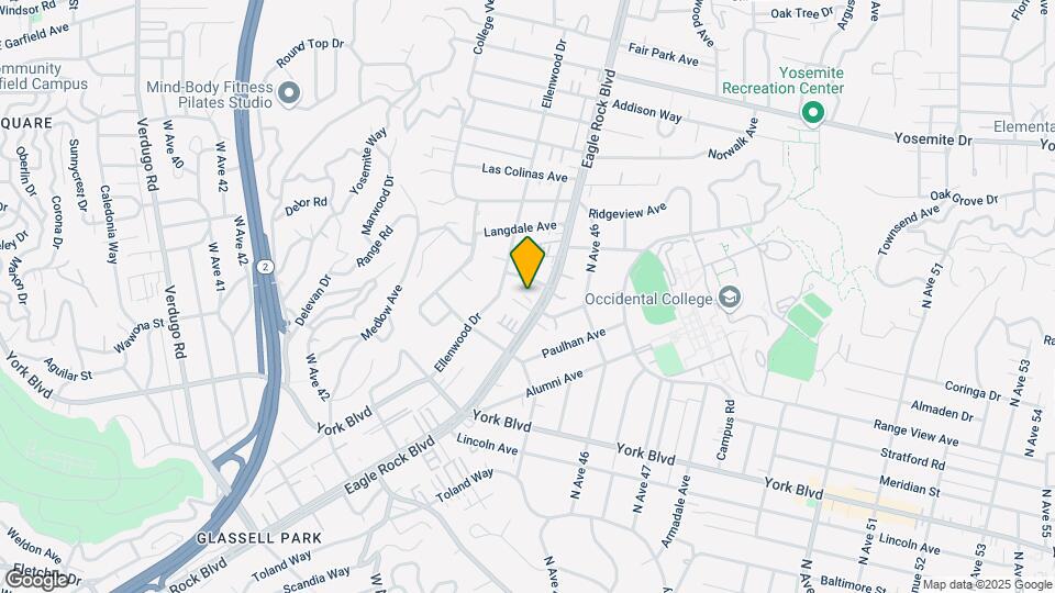 4601 Eagle Rock Blvd Map and Location Details