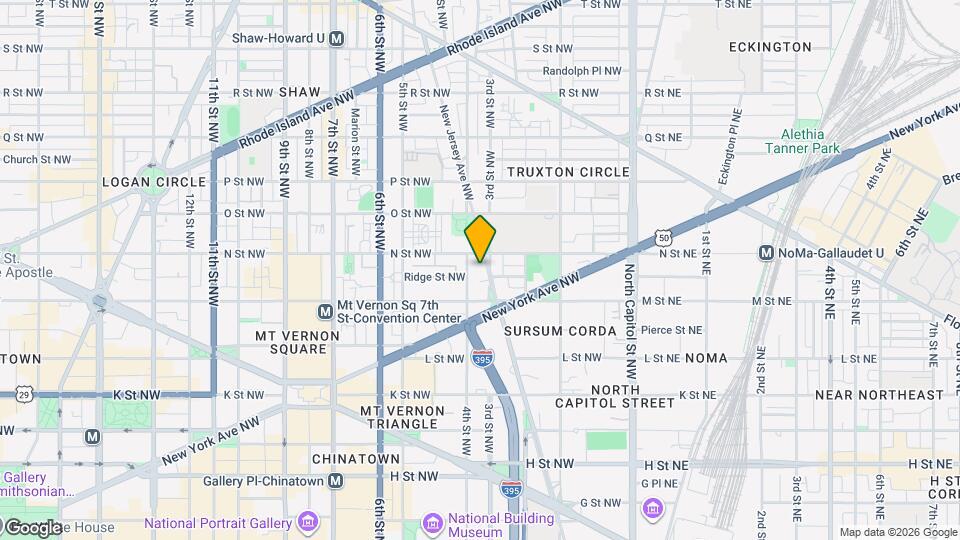 1242 New Jersey Ave NW Map and Location Details