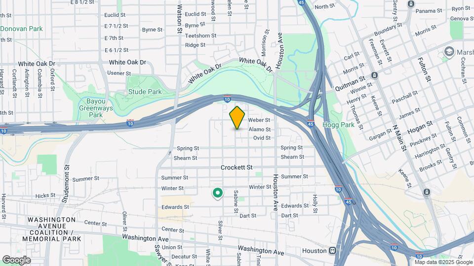 2118 Sabine St Map and Location Details