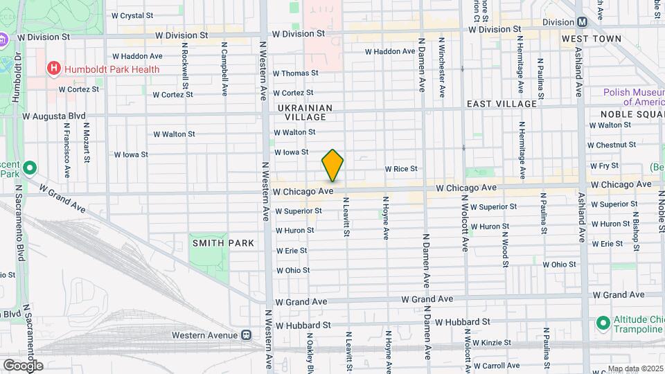 2218 W Chicago Ave Map and Location Details
