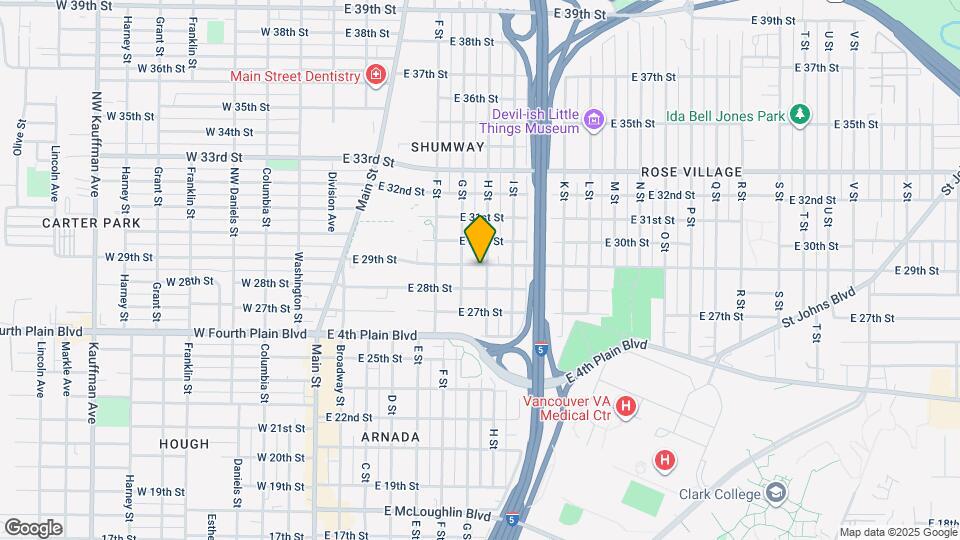 2814 H St Map and Location Details