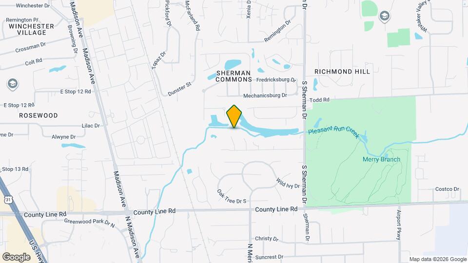 8631 Pleasant Creek Ct Map and Location Details