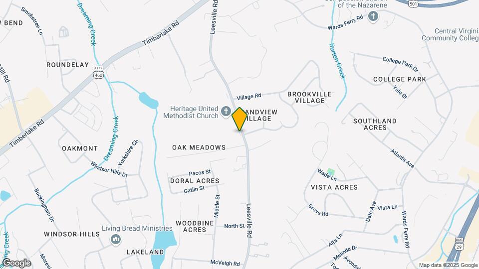 592 Leesville Rd Map and Location Details