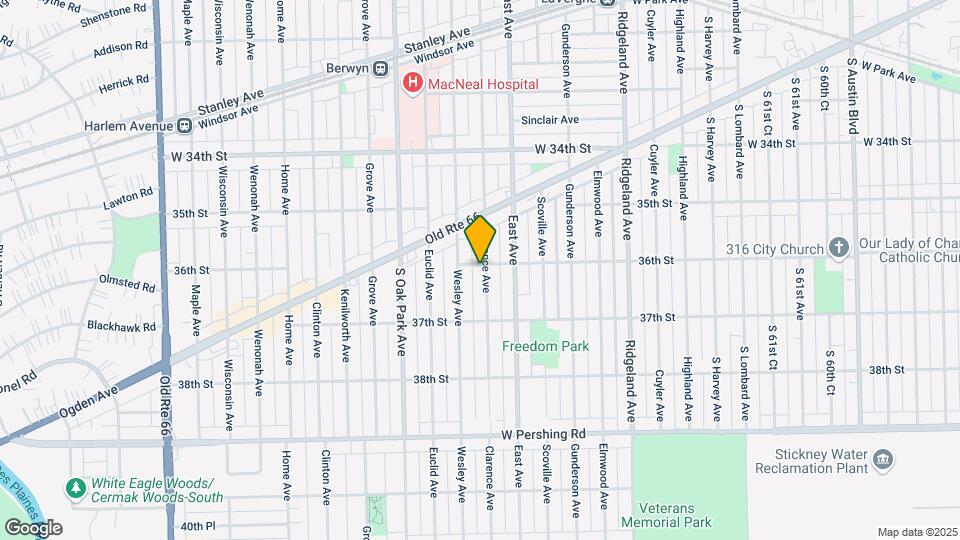 3602 Clarence Ave, Unit 1st floor Mapa y Detalles de la Ubicación