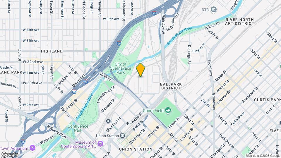 2960 Inca St Map and Location Details