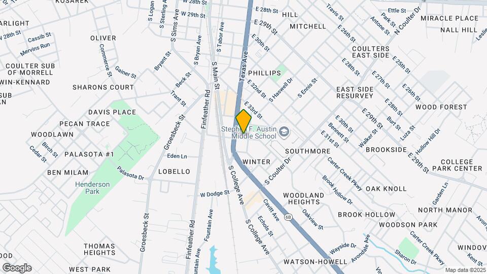 408 E Pease St Map and Location Details