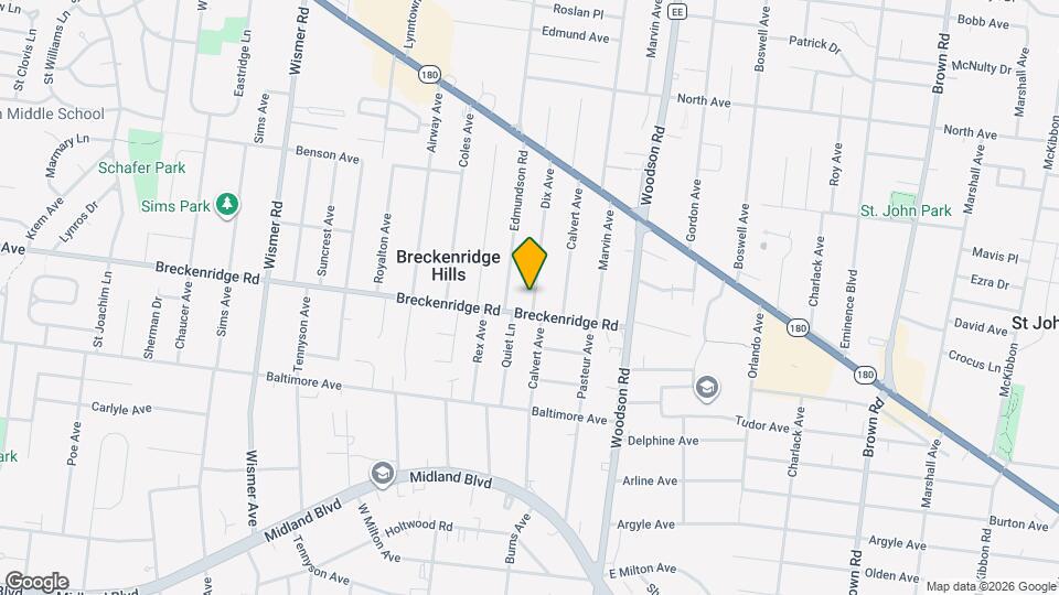 3209 Dix Ave Mapa y Detalles de la Ubicación