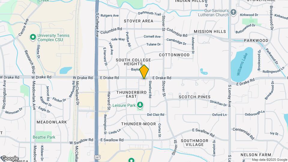 435 E Drake Rd Map and Location Details