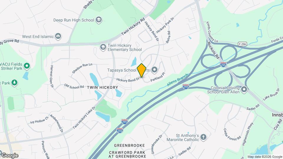 801 Parkland Pl Map and Location Details