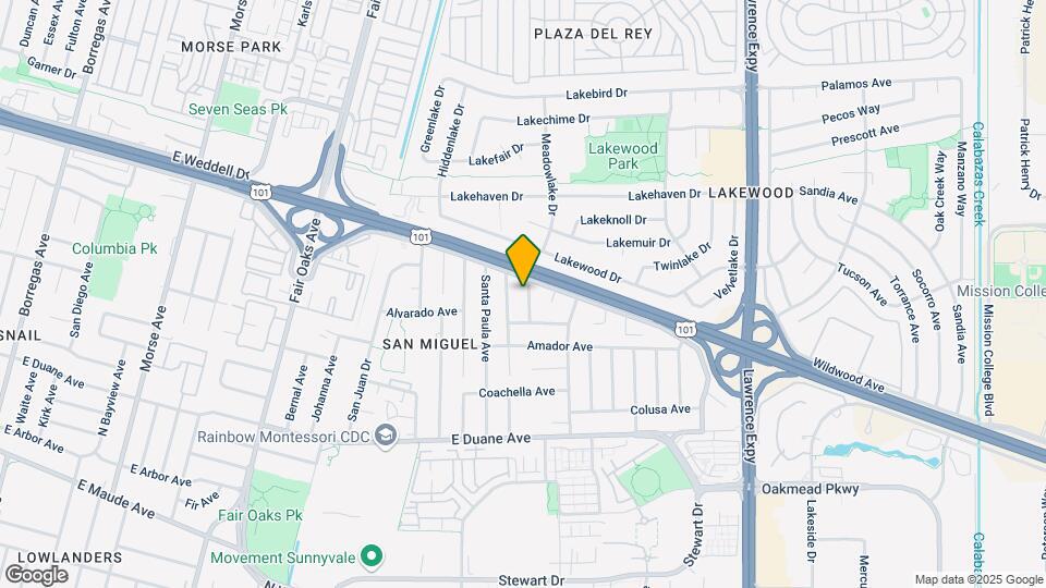 833 San Petronio Ave Map and Location Details