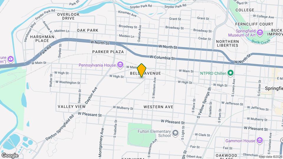 1105 W High St Map and Location Details