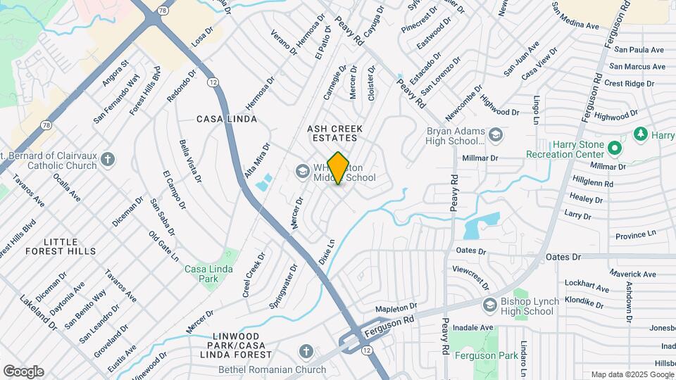 1761 Mariposa Dr Map and Location Details