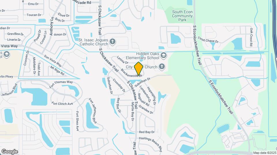 8734 Brackenwood Dr Map and Location Details