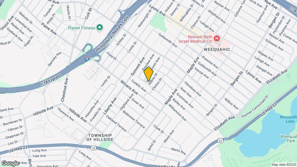 259 Williamson Ave Map and Location Details