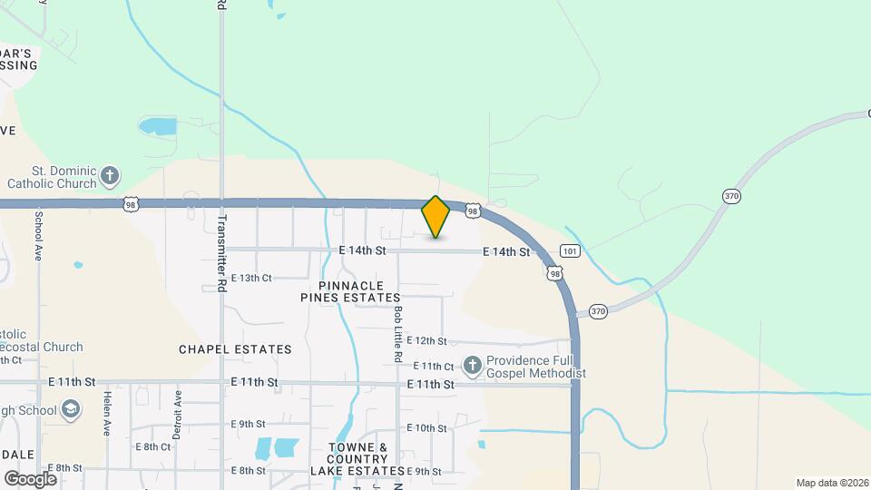 5105 E 14th St Map and Location Details