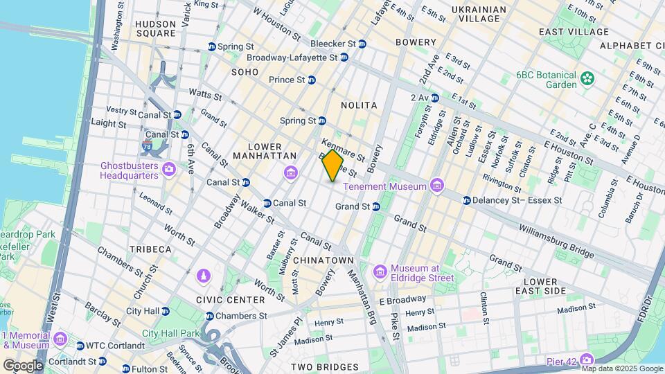 151 Mott St Map and Location Details