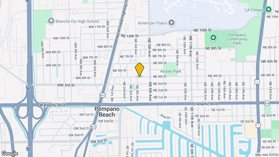 404 NE 4th St Map and Location Details