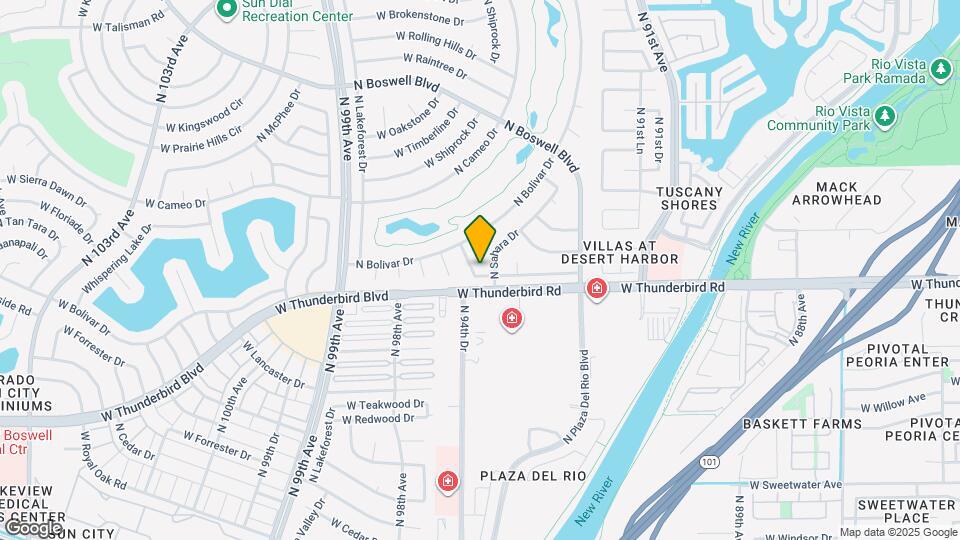 9426 W Arrowhead Dr Map and Location Details