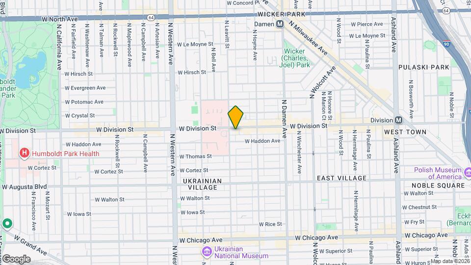 2149 W Division St Map and Location Details