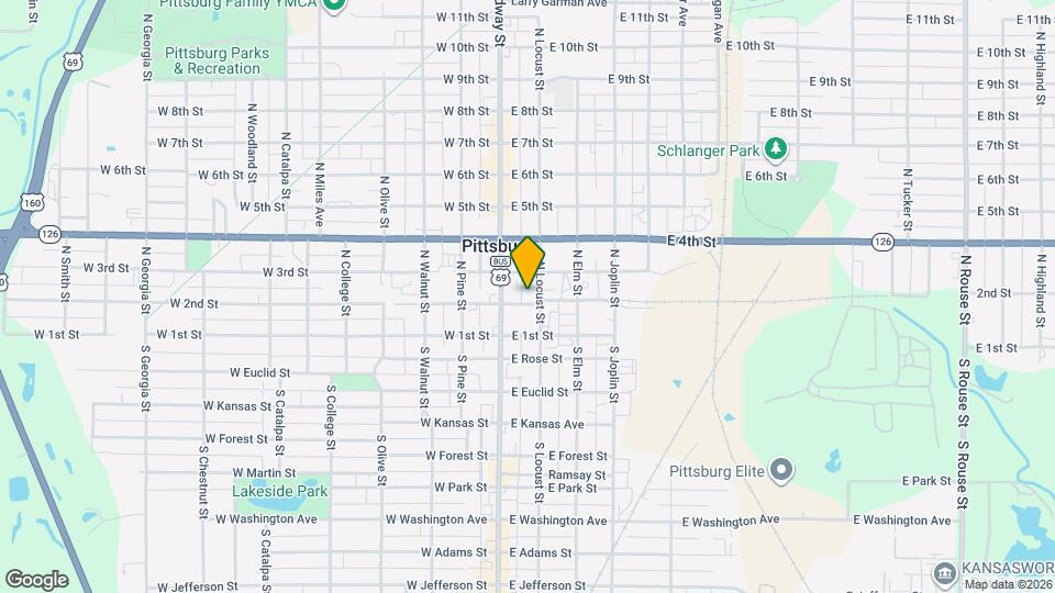1214 E 2nd St Map and Location Details