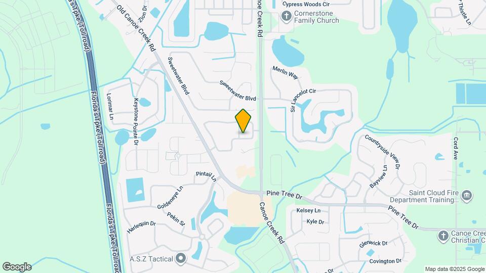 2495 Seven Oaks Dr Map and Location Details