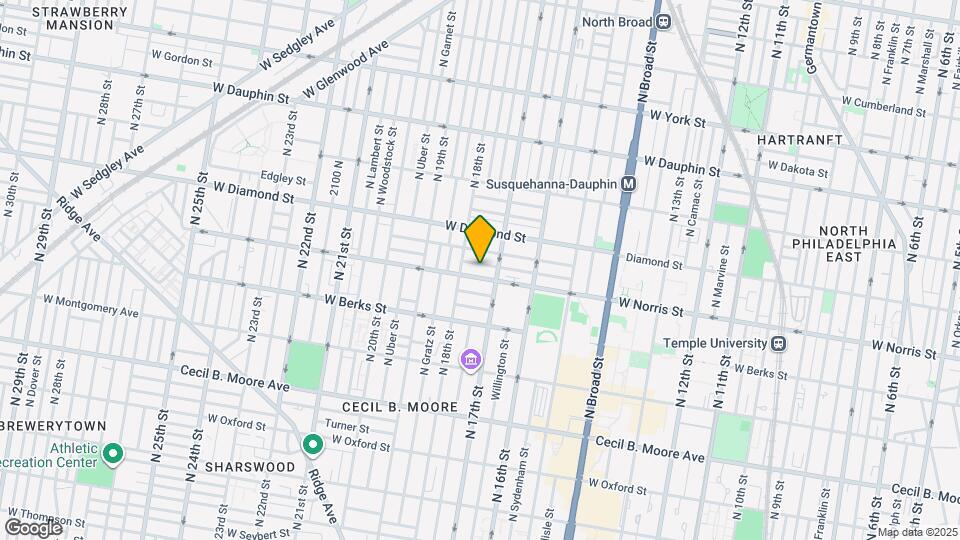 1716 W Page St Map and Location Details