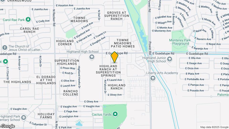 4507 E Barbarita Ct Map and Location Details