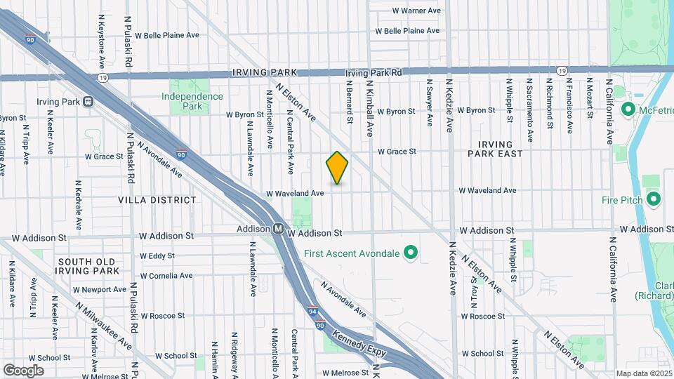 3450 W Waveland Ave Map and Location Details