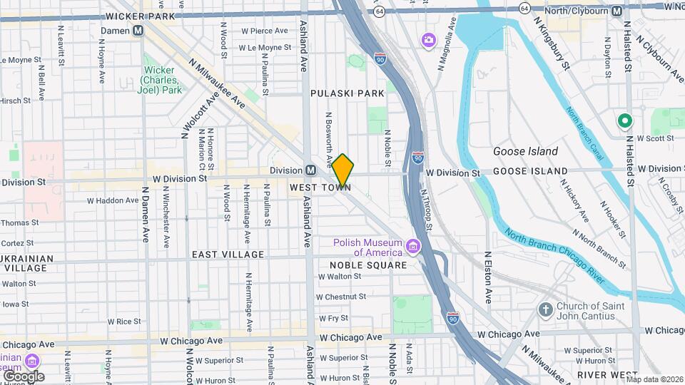 1150 N Milwaukee Ave Map and Location Details