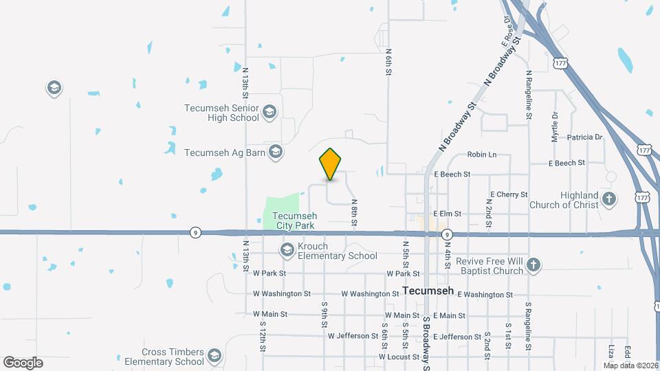 517 Cottonwood Ln Map and Location Details