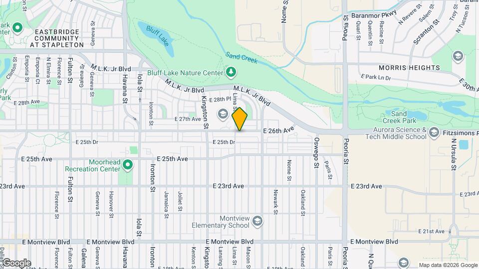 11330 E 26th Ave Map and Location Details