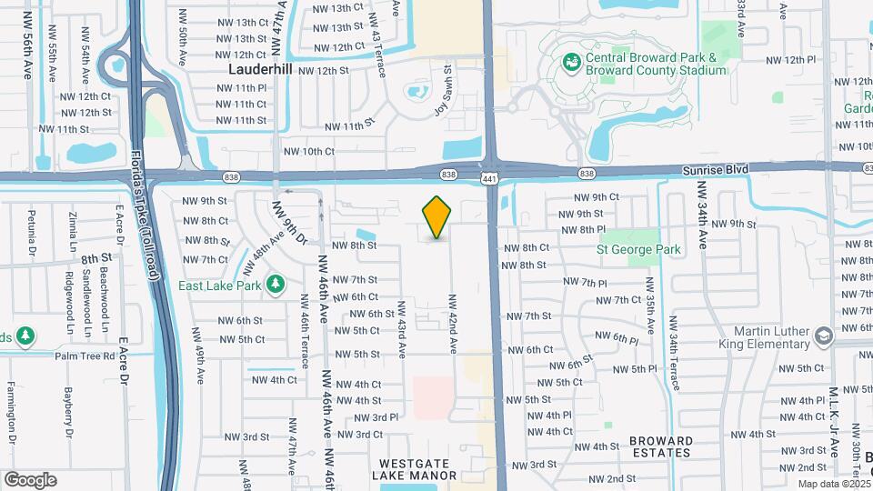 677 NW 42nd Ave Map and Location Details