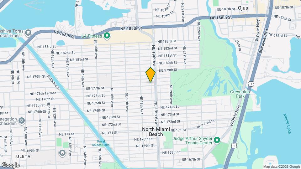1885 NE 177th St Mapa y Detalles de la Ubicación