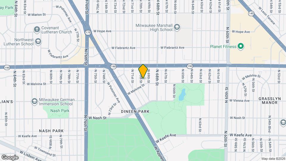 3930 N 70th St Map and Location Details