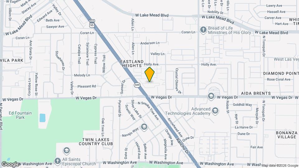 3509 Golden Chariot Ave Map and Location Details