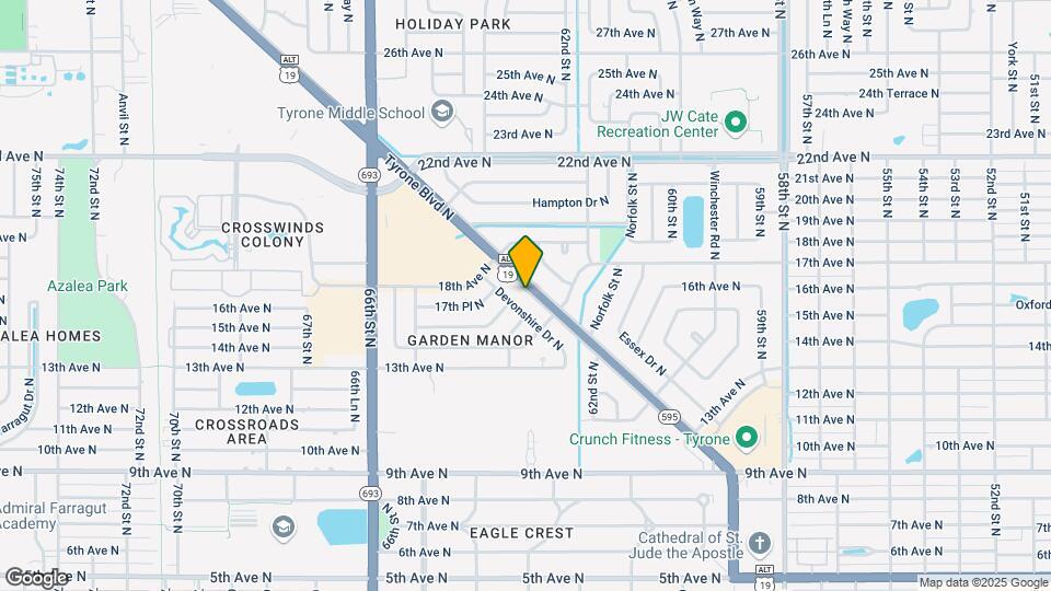 1738 Tyrone Blvd N Map and Location Details