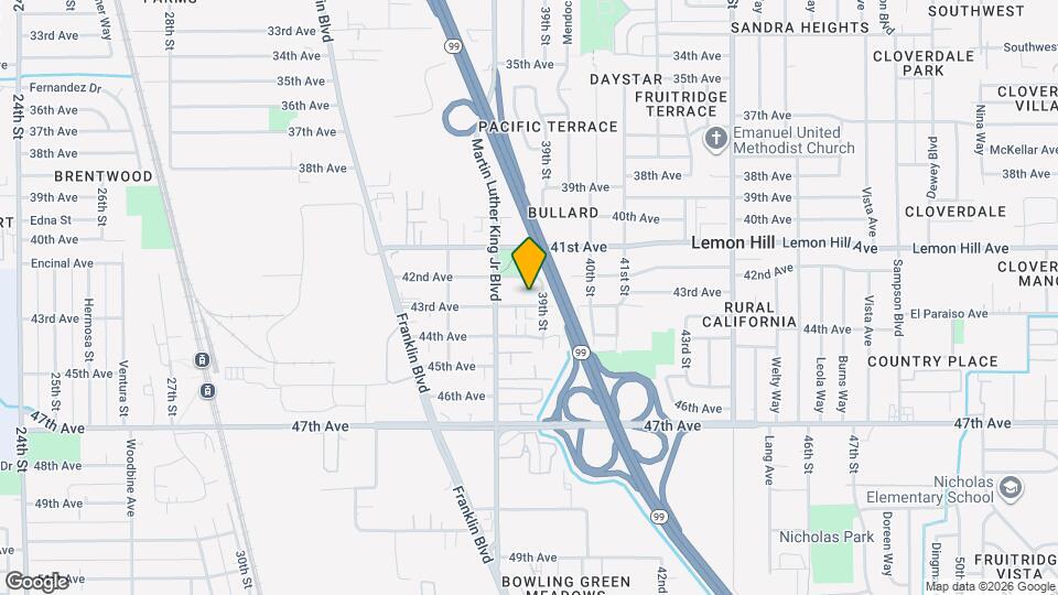 3907 43rd Ave Map and Location Details