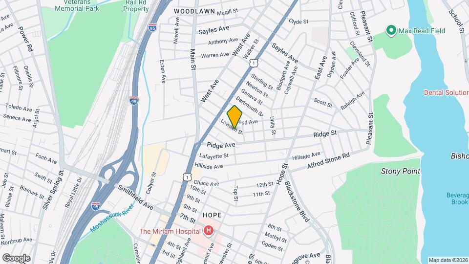 258 Lowden St, Unit 1r Map and Location Details