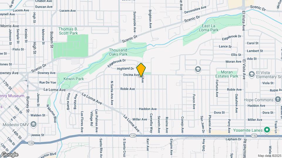 427 Covena Ave Map and Location Details