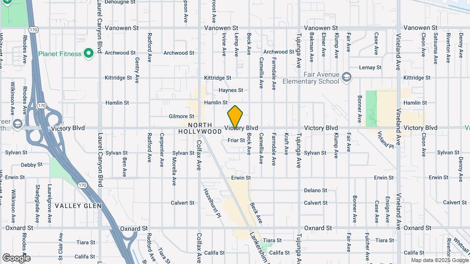 11606 Victory Blvd Map and Location Details