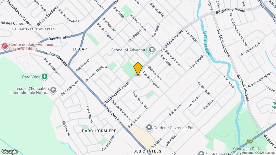 89 Johnny-Parent Boul Map and Location Details