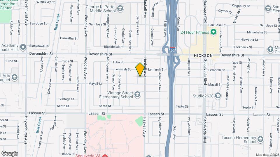 10120 Dempsey Ave Map and Location Details