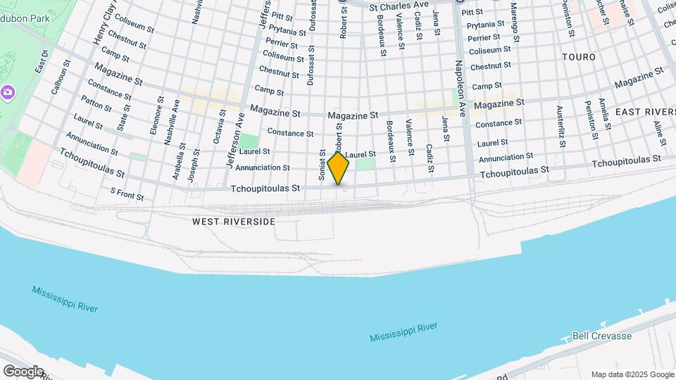 4938 Tchoupitoulas St Mapa y Detalles de la Ubicación