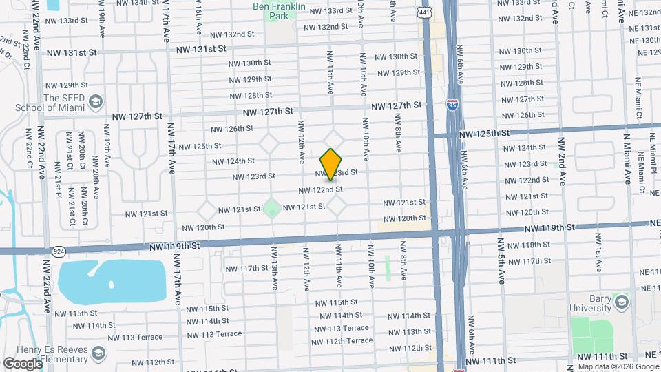 1103 NW 122nd St Map and Location Details