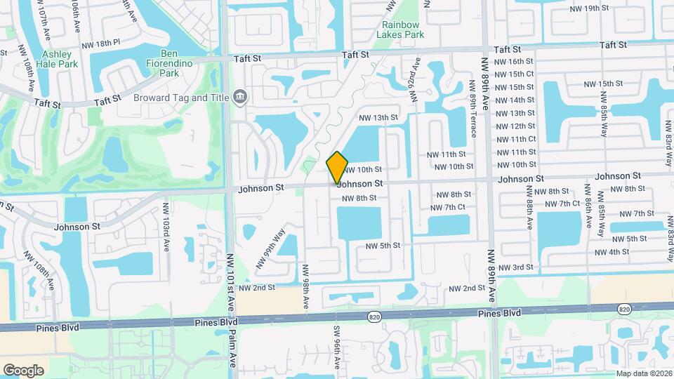 9610 Johnson St Map and Location Details