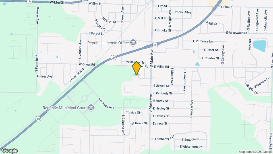 661 S Landen Ave Map and Location Details